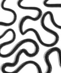 Fototapeta premium Black and white abstract art