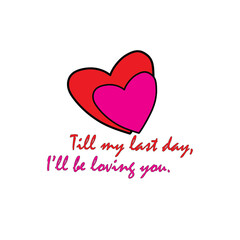 Love Logo Illustration for printing