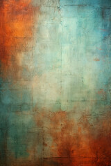 Fototapeta premium orange and blue grunge background texture