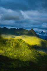 landscape with clouds