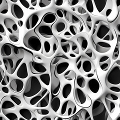 organic cell patterns with a hyper-realistic 3D texture
