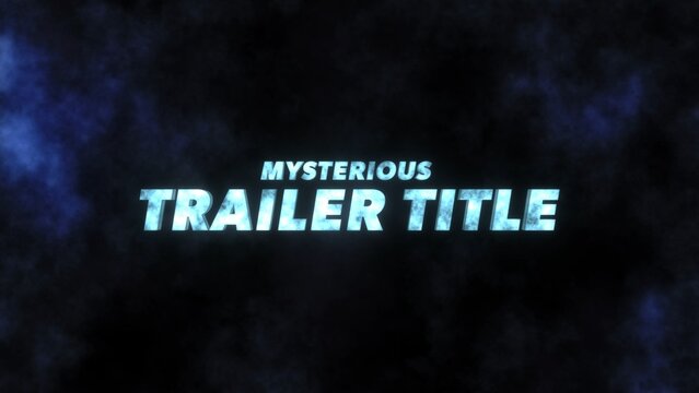 Mysterious Blockbuster Movie Explosion Trailer Title