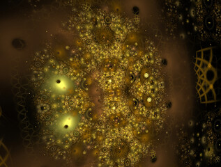 Imaginatory fractal abstract background Image