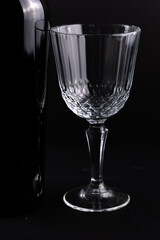 glass and wine