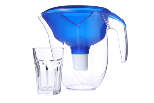 PNG,water filter with a glass, isolated on white background