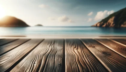 Keuken spatwand met foto Seaside Serenity © Svitlovska