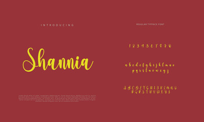 signature Font Calligraphy Logotype Script Brush Font Type Font lettering handwritten
