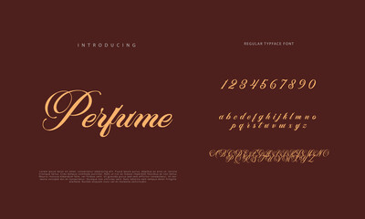 signature Font Calligraphy Logotype Script Brush Font Type Font lettering handwritten
