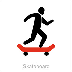 Fototapeta na wymiar Skate board
