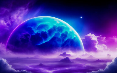 planet space nebula abstraction illusion something that is not really there