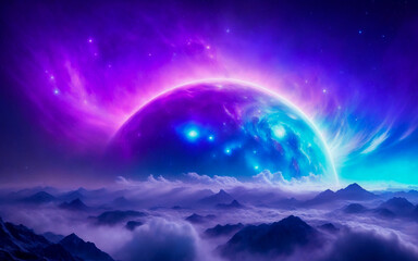 planet space nebula abstraction illusion something that is not really there