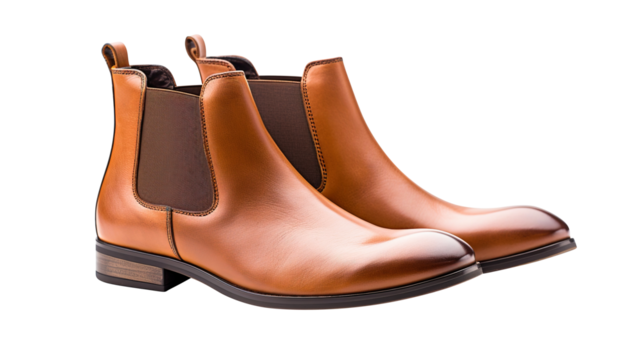 pair of boots isolated on transparent background Remove png, Clipping Path, pen tool