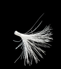 White Silk Tassel for decorating. Indian culture hang Tassel for moving wind blow and elegance...