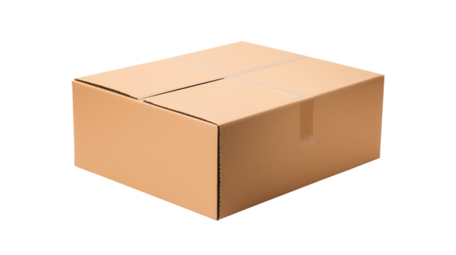 cardboard box isolated on transparent background Remove png, Clipping Path, pen tool