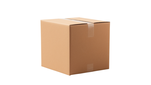 cardboard box isolated on transparent background Remove png, Clipping Path, pen tool