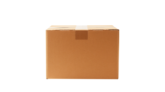 cardboard box isolated on transparent background Remove png, Clipping Path, pen tool