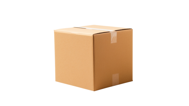 cardboard box isolated on transparent background Remove png, Clipping Path, pen tool