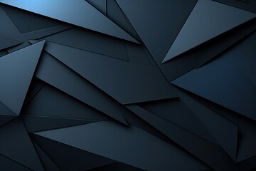 Black, dark gray, blue, geometric shapes - abstract background