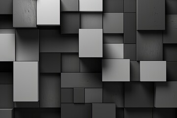 Black and white abstract pattern background for design