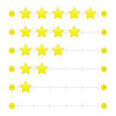 Stars rating bar.