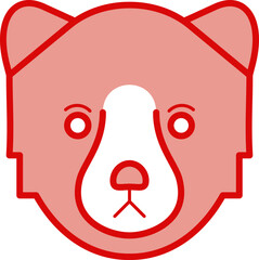 Bear head icon
