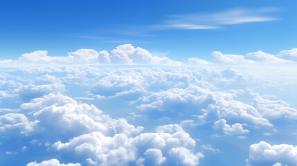 Fototapeta premium Beautiful pictures of clouds in the blue sky 