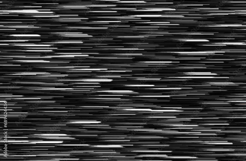 Poster horizontal glitch lines screen display