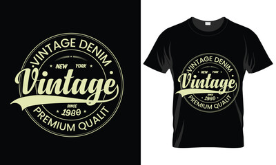 Vintage original typography set. Retro print for t-shirt design. Graphics for authentic apparel. badge. Vector illustration trend.