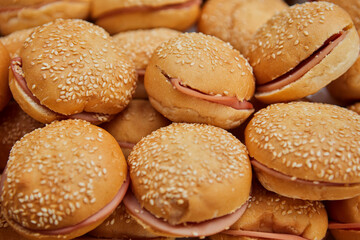 Close up of homemade cheeseburger
