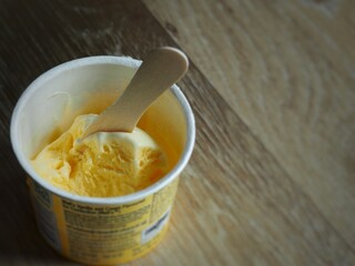 Ice cream vanilla 