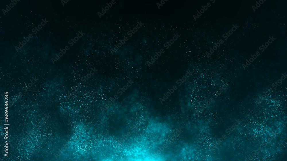 Poster digital technology background. wave of glowing points. futuristic background for presentation design