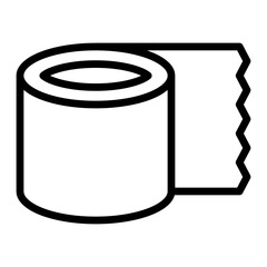Toilet Roll Icon Design
