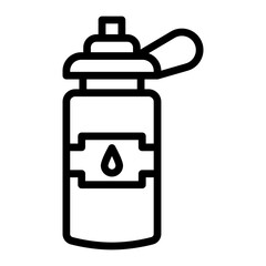 Water Bottle Icon Design