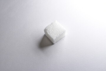 Sugar cubes white background background iluminated sweet food