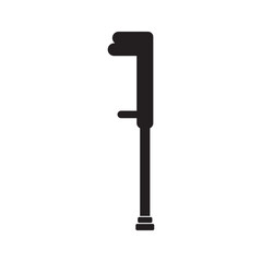 crutches icon design vector isolated