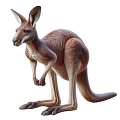 kangaroo isolate on white background 