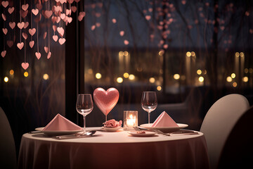 Intimate and tender dining experience, perfect for a love celebration. Valentine's Day