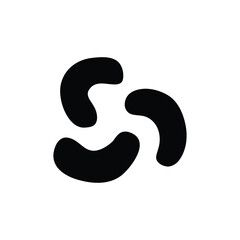 Cashew icon vector nut icon