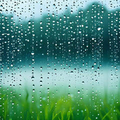 rain drops on a window abstract background wallpaper