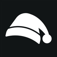 santa hat icon simple design art eps 10