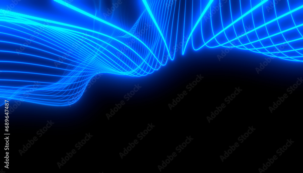 Poster abstract technology background made of lines and grid