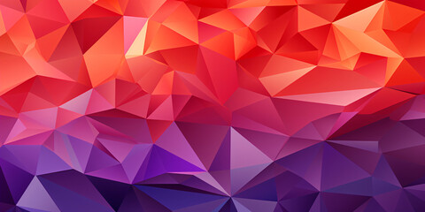 Naklejka premium abstract purple and orange overlapping polygonal shapes