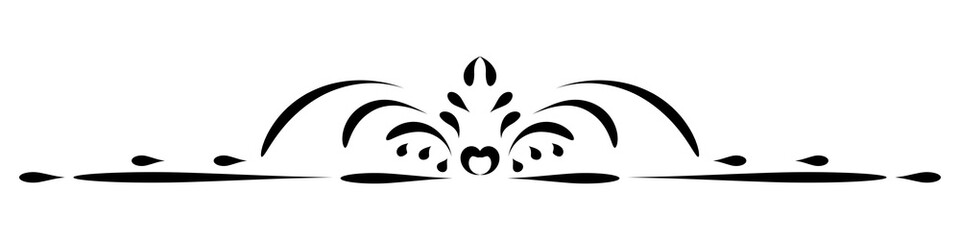 Border vector element with vintage style. Decorative ornament design for page, frame, template, paper, card, certificate.