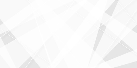 Obraz premium Abstract background with white and gray and geometric style with simple lines and corners, triangle as background geometric style with simple lines and corners, triangle as background paper texture 