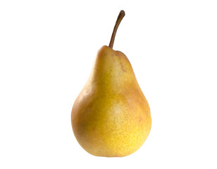 Pear; isolated