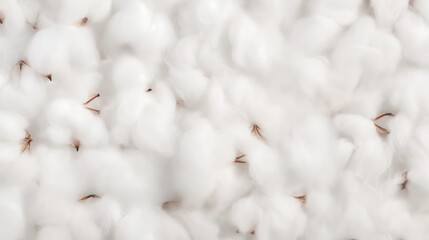 A highresolution image showcasing the intricate details of a cotton texture background, embodying a sense of aesthetic minimalism with a soft, natural, and soothing vibe perfect for serene designs. - obrazy, fototapety, plakaty