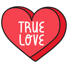 true love heart