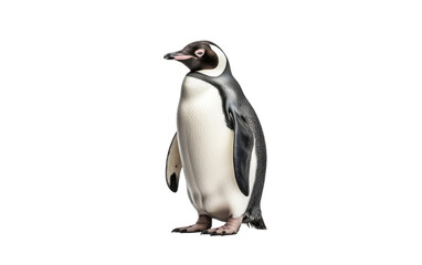 Penguin Elegance On Transparent Background
