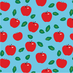 Pattern ready for use,  VECTOR fruit illustration tropic  cherry