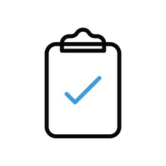 List Done Icon vector stock illustration